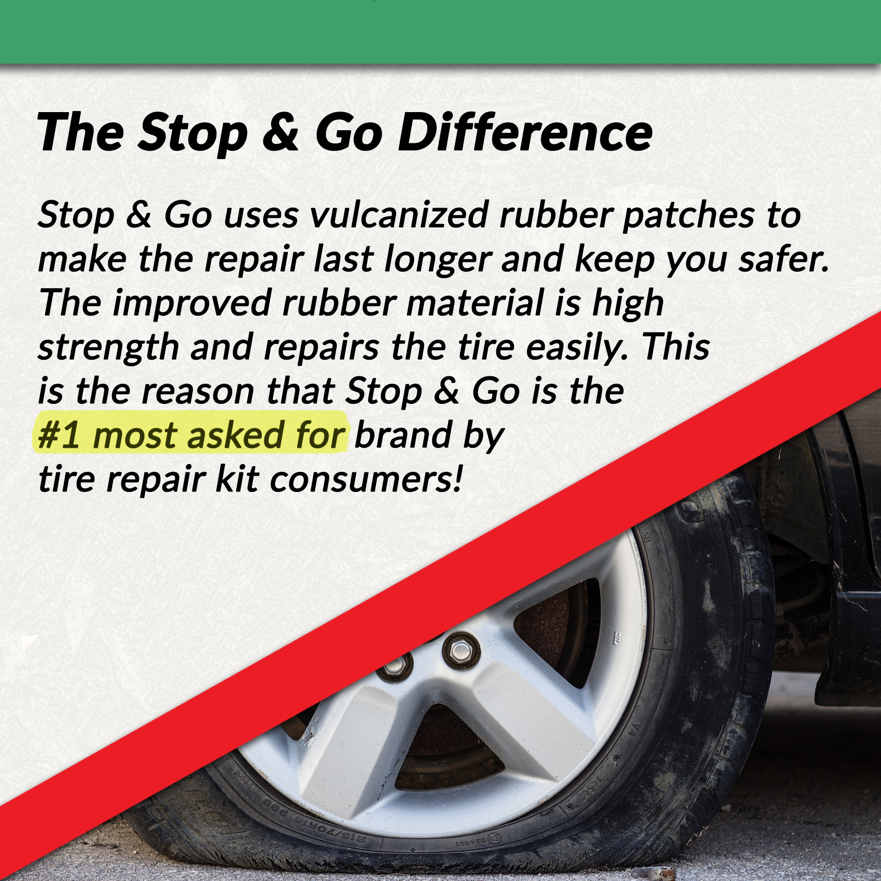 Stop & Go 1025 Deluxe Tube-Type Motorcycle Tire Repair Kit for Motorcycles, Scooters, and Spoked Wheel Vehicles