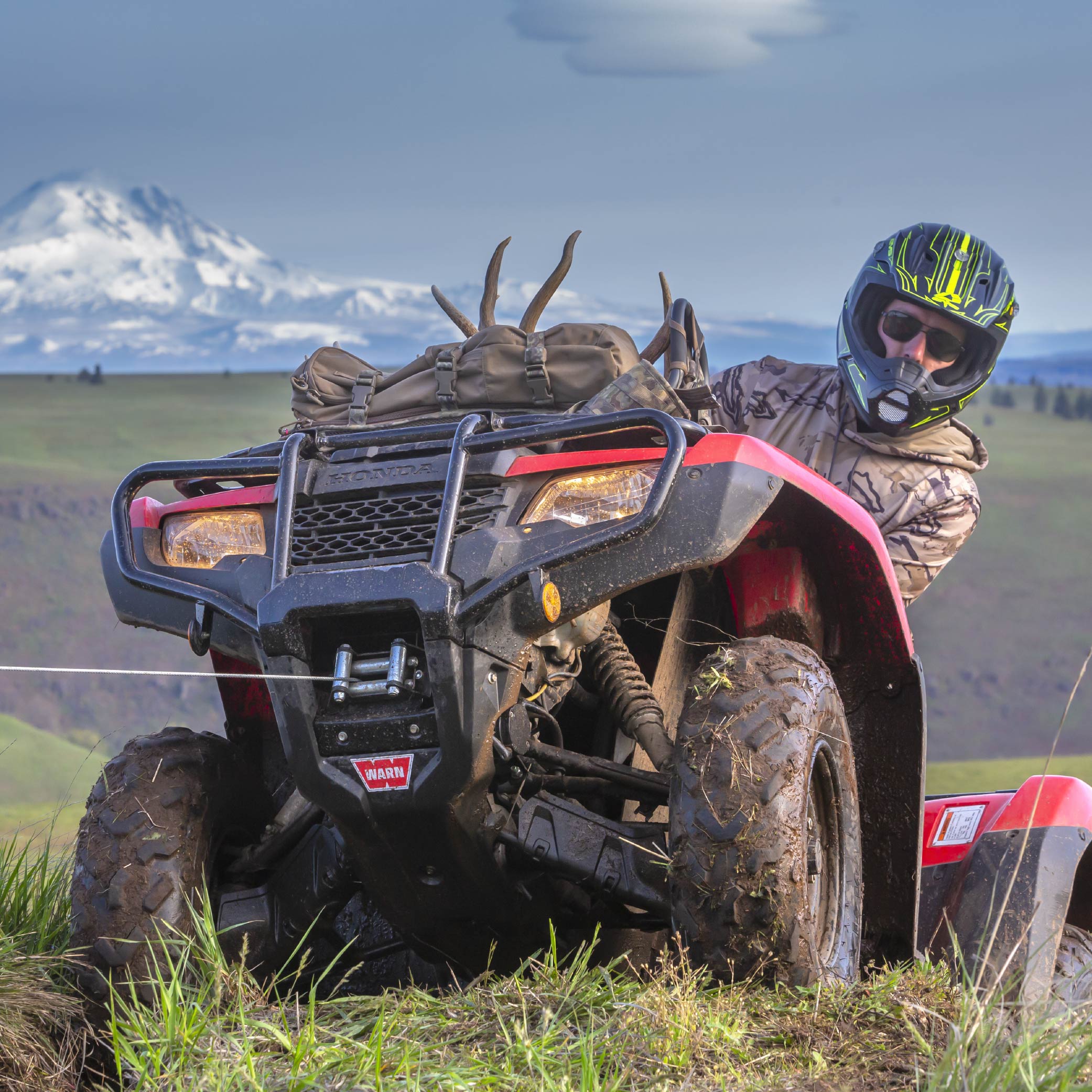 WARN VRX 35 Powersport Winch – 3,500 lb Pulling Capacity, Steel Rope, Sealed Motor, All-Metal Gear Train, Waterproof IP68 Design for ATV/UTV Recovery, Trail Riding & Utility Work