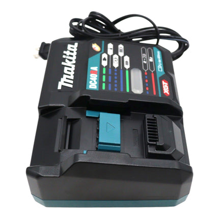 Makita DC40RC 40V MAX XGT Lithium-Ion Battery Charger, Standard Fast Charger with Cooling Fan and LED Charge Indicator, Compatible with XGT Batteries