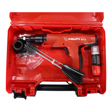 Hilti DX 2 Powder-Actuated Fastening Tool for Concrete and Steel, Semi-Automatic Powder Tool for Light- to Medium-Duty Fastening Applications (Tool Only)