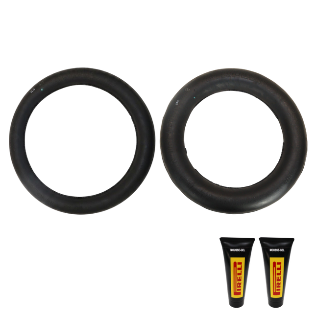 Pirelli Enduro/Rally Mousse Set – 90/90-21 Front (E-21C1) & 140/80-18 Rear (R-18H1) Foam Inserts | Flat-Proof Off-Road Tire Inserts | Medium Compound | NHS