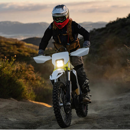 Polisport 8612100003 Motocross (MX) Side Panels for Husqvarna TC/FC (2023+) TE/FE (2024+) Dirt Bikes - High-Impact Resistant Technical Plastic with UV Protection, OEM-Style Precise Fit - Nardo Grey