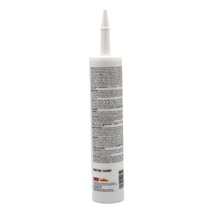 Dynatex Industrial Grade White Silicone Sealant 10.1 oz Caulk Tube - Tough Flexible Cure, Watertight Seal, Up to 500 Degrees F, Made in the USA (6-Pack)