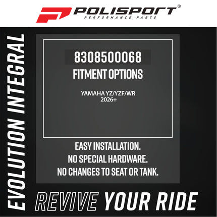 Polisport 8305100028 Evolution Integral Handguards Blue NEW Inside Handlebar Universal Mount Kit Pair Full Wrap Around Plastic MX Enduro Trail Rally ATV Protection with Removable Spoiler