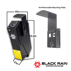 Black Rain Ordnance - Biometric Fingerprint or Keypad Lock Security Safe (Black)