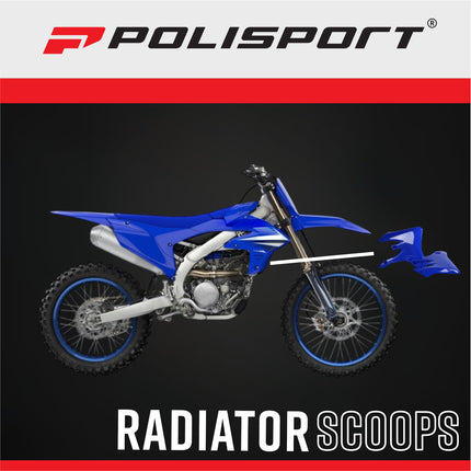Polisport 8429200002 Radiator Scoops for Yamaha YZ250F YZ450F 2003-2005 and WR250F WR450F 2005?2006 – OEM Style Durable Blue Shrouds
