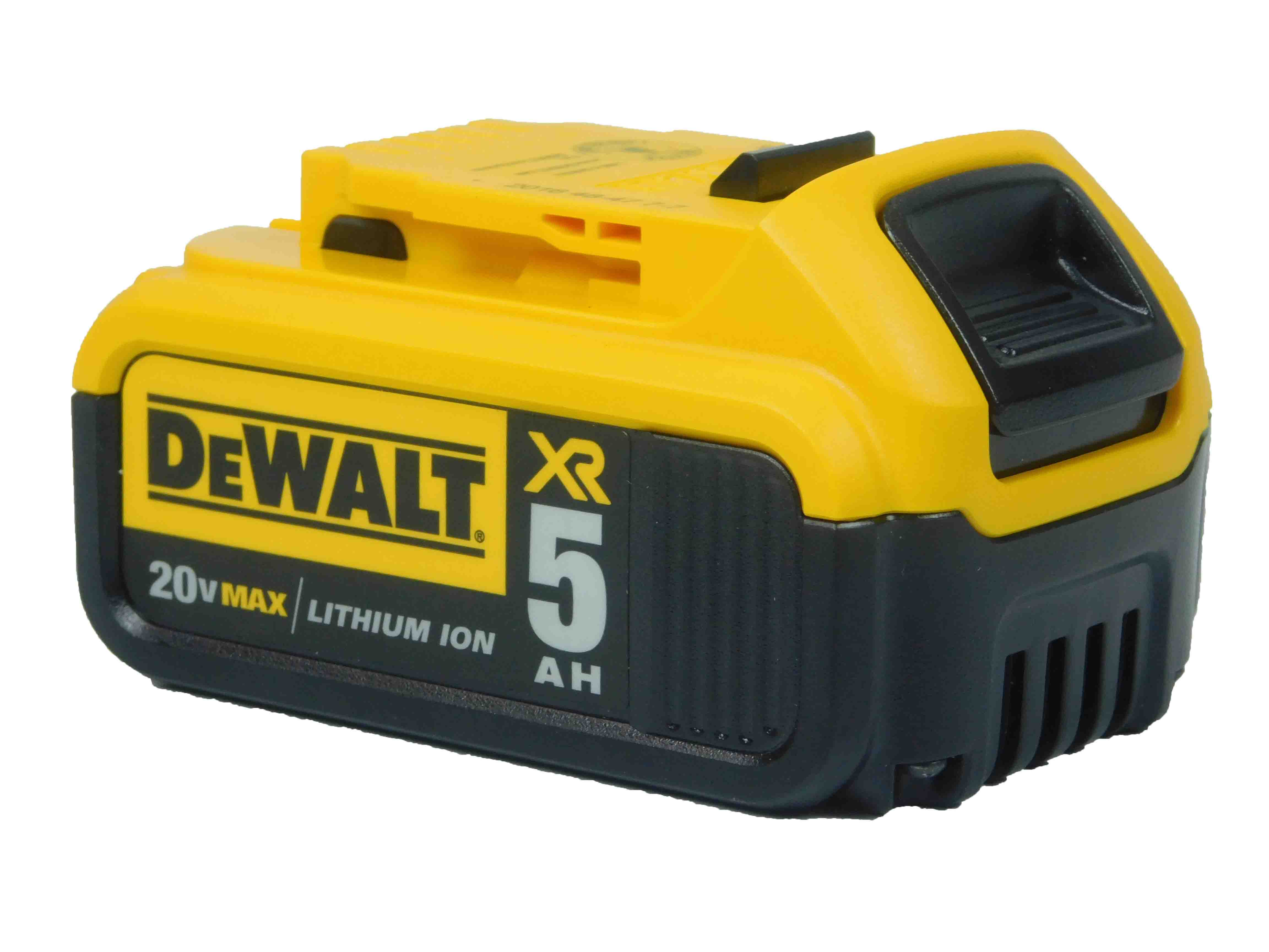 DEWALT 20V MAX* XR Cordless Leaf Blower, 125-MPH, 450-CFM, Brushless, Handheld, with 5.0Ah Battery & Charger, Variable Speed, Low Noise ) - Powerful Debris Clearing for Lawn and Yard (DCBL722P1)