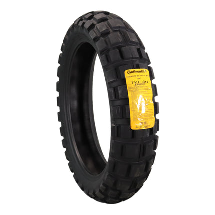 Continental TKC 80 150/70B18 M/C 70Q TL Twinduro Rear Motorcycle Tire, VDual Sport Adventure Tire, Tubeless Blackwall, On/Off-Road, Open block tread design, Mud and Snow Rating
