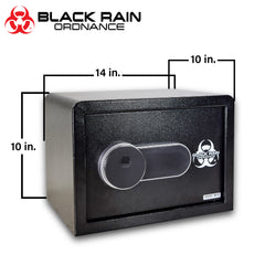 Black Rain Ordnance - Biometric Security Safe w/Key & Fingerprint Access