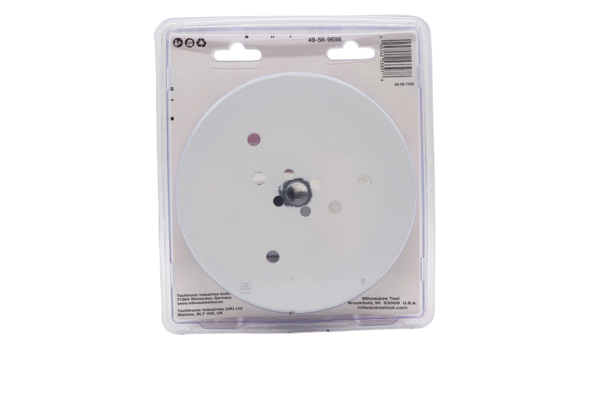 Milwaukee 6-Inch Hole Dozer Bi-Metal Hole Saw with Arbor – Reinforced Backing Plate & Plug Jack Ejection Slots – Ideal for Wood, Metal, PVC, Drywall & Plastic Cutting Applications