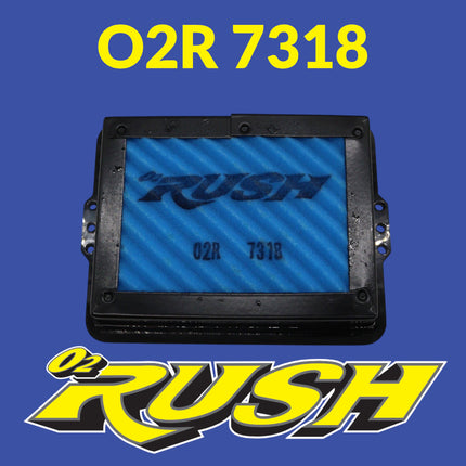 O2 RUSH High‑Performance Adventure Bike & ATV/SXS Air Filter - Fits BMW F850GS (2018+) – Washable, Reusable, Maximum Airflow & Engine Protection - CNC