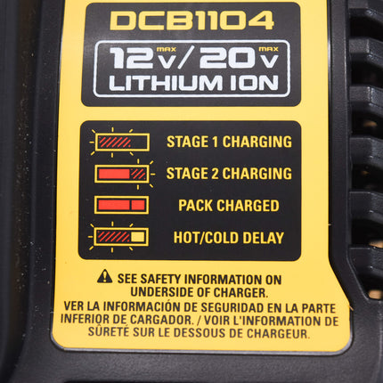 DeWalt DCB1104-NBX 12V MAX*/20V MAX* 4 Amp Charger