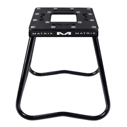 Matrix Concepts C1 Mini Steel Stand - Black | Heavy-Duty Carbon Steel Youth Motocross Lift | 150 lb Capacity | Non-Slip Rubber Top