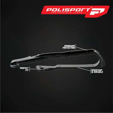 Polisport Chain Slider RM125/250 (01?08) RM-Z450 (05-06/08-09) RM?Z250 (07-09) – Dirt Bike – OEM Quality, Durable Wear Resistant Polyamide, Long Lasting Protection & Perfect Fit (8451600001)– Black