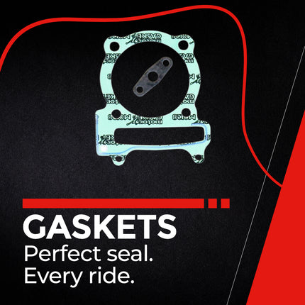 Athena P400250600059 Top End Gasket Kit for Kawasaki KVF 300 Brute Force – High‑Quality Cylinder Head & Top‑End Rebuild Gasket Set for Reliable ATV Performance (Oil Seals Not Included)