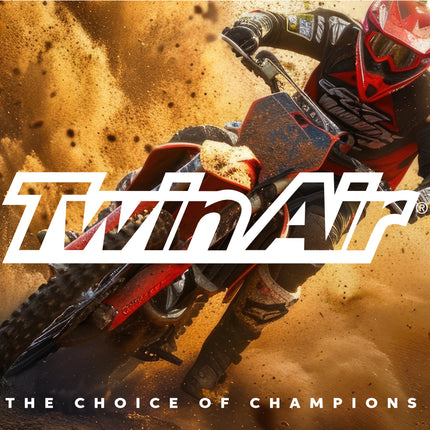 Twin Air PowerFlow Kit for Suzuki  – Fits RM-Z450 2005–2017, RM-Z250 2007–2018 – High-Performance Washable, Reusable Off-Road Motocross Filter (OEM part # 13780-37F20)