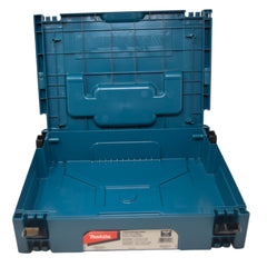 Makita 197210-9 Interlocking Case, Small – Durable Tool Storage Solution, Compact & Stackable, 4-3/8" x 15-1/2" x 11-5/8"