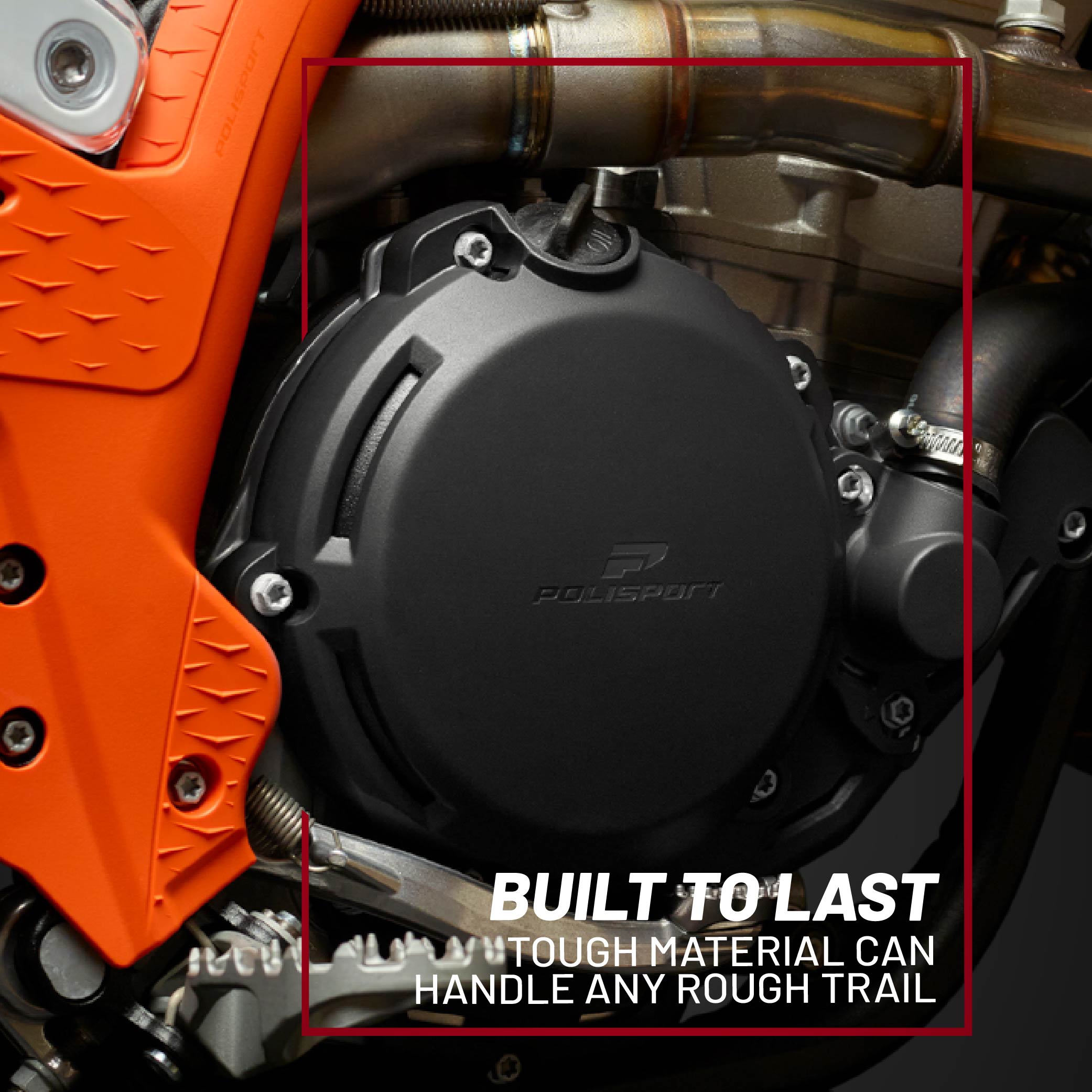 Polisport Clutch and Ignition Cover Protector Kit (Blue)- Compatible with Husqvarna FE 450/501 (2017-2022)