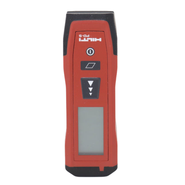 Hilti PD-S Laser Distance Measurer, Compact Digital Laser Measure Tool for Distance, Area, and Continuous Measurement, Easy One-Button Operation