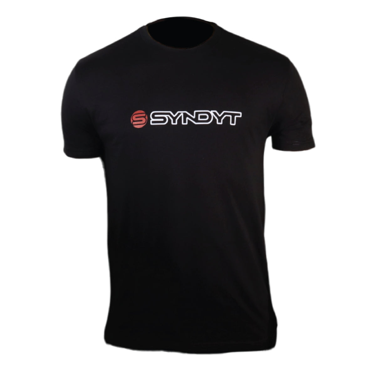 Syndyt Men's Women's Short Sleeve T-Shirt, Soft Cotton Blend Crewneck Tee, Lightweight Comfort Fit Casual Shirt for Gym, Workout, Lounge or Everyday Wear - Black (Small)
