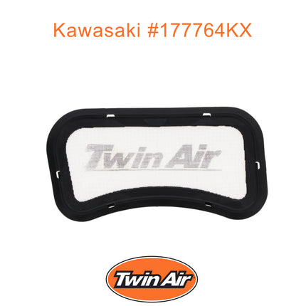 Twin Air Airbox Vent with GP Filter Cover For Kawasaki KX450F (2024) - Two-Piece Design, Maximum Airflow, Leak-Proof Foam Seal, Includes Black Outer Cover for Extreme Conditions(OEM PART # 11013-0833)