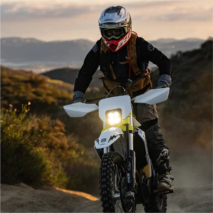 Polisport Motocross Motorcycles (MX) Swingarm Protector for Husqvarna TC 125/250 (2014-2022), FC 250/350/450 (2014-2022), TE 125/250/300 (2014-2022), FE 250/350/450/501 (2014-2022) Dirt Bikes - Blue