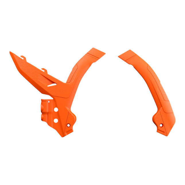 Frame Protector Guard for KTM XC XC-F 125 250 300 350 450 2023 2024 Motorcycle Plastic Frame Guards Covers Protection Set Orange Left Right Pair Dirt Bike