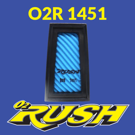 O2 RUSH High‑Performance Adventure Bike & ATV/SXS Air Filter - Fits KTM 690 (2008+), Husq 701 (2016+) – Washable, Reusable, Maximum Airflow & Engine Protection – CNC‑Pre-Oiled Air Filter