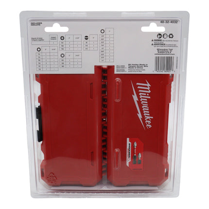Milwaukee 48-32-4032 Shockwave Impact Duty Alloy Steel Screw Driver Bit Set (35-Piece) - Long Lasting Wear Guard Tips