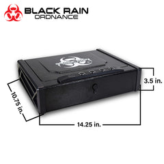 Black Rain Ordnance - Security Safe w/ Biometric Fingerprint or KeyPad Lock (Black)