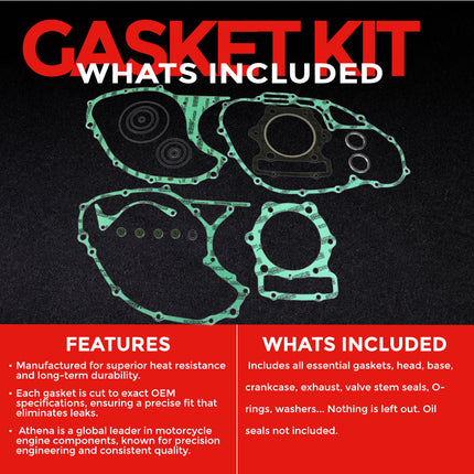 Athena P400210850520 Full Gasket Kit for Honda XL/XR 500 1979‑1982 – High‑Quality Engine Gasket Set for Reliable Dual‑Sport Rebuilds (Oil Seals Not Included)