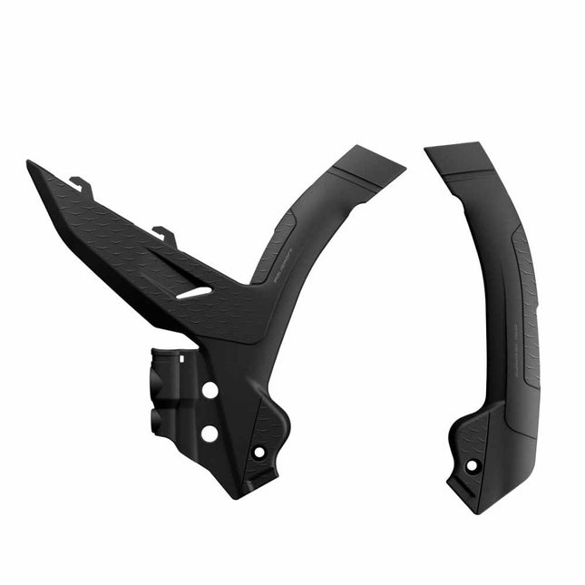 Polisport Motocross (MX) Motorcycle Frame Protector for KTM XC/SX/EXC (2023-2024) Dirt Bikes- OEM Quality for Superior Fit & Durable Protection, Easy Installation - Black