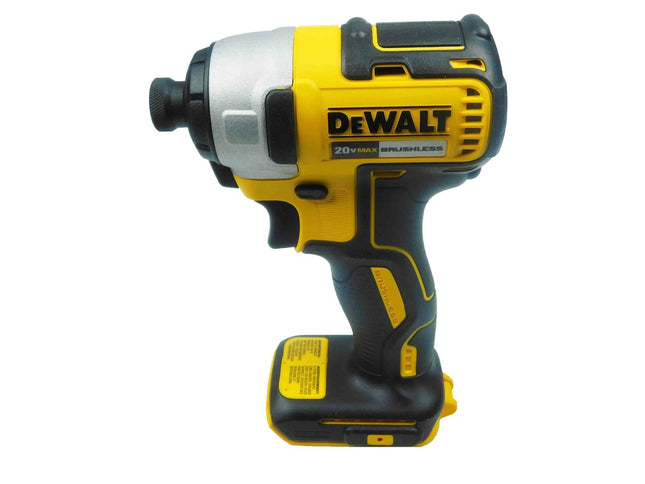 DEWALT DCF787B 20V MAX Cordless Brushless Impact Driver, 1/4-Inch Hex Chuck, Compact Lightweight Design, Bare Tool Only, High Torque Performance for Drilling and Fastening