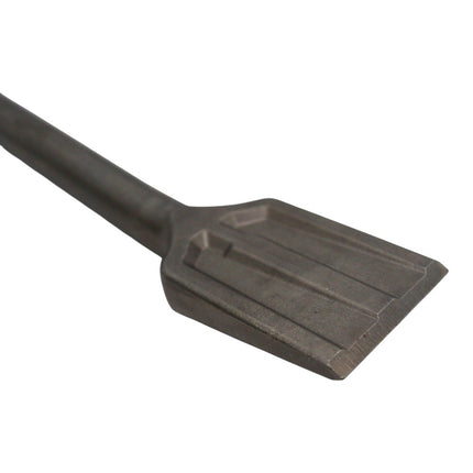 Milwaukee 48-62-4089 SDS-MAX SLEDGE Scraping Chisel, 2 in. x 12 in. Heavy-Duty Forged Steel Demolition Chisel with Reinforced Edges