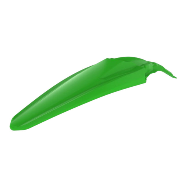 Polisport 8595600001 Motocross Rear Fender for Kawasaki KX450F (2016-2018) KX250F (2017-2020) Dirt Bikes - High-Impact Resistant Technical Plastic with UV Protection, OEM-Style Precise Fit - Green