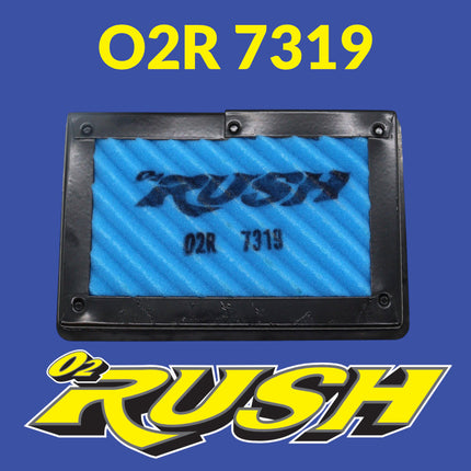 O2 RUSH High‑Performance Adventure Bike & ATV/SXS Air Filter - Fits BMW R1200-1250GS – Washable, Reusable, Maximum Airflow & Engine Protection - CNC‑Pre-Oiled Air Filter