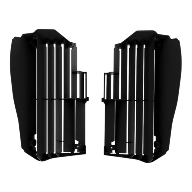 Polisport 8464700003 Radiator Louvers for Yamaha YZ250F YZ450F YZ450FX WR450F 2019+ and YZ450F 2018+ YZ250FX WR250F 2020+ – Durable Black OEM‑Style Airflow Guards