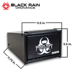 Black Rain Ordnance -Portable Digital Password & Key Access Security Safe(Black)