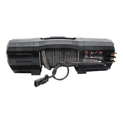 WARN AXON 45-S Powersport Winch – 4,500 lb Pulling Capacity, Synthetic Rope, Advanced Sealed Motor, IP68 Waterproof, All-Metal Gear Train for ATV/UTV Recovery, Trail Riding & Utility Work