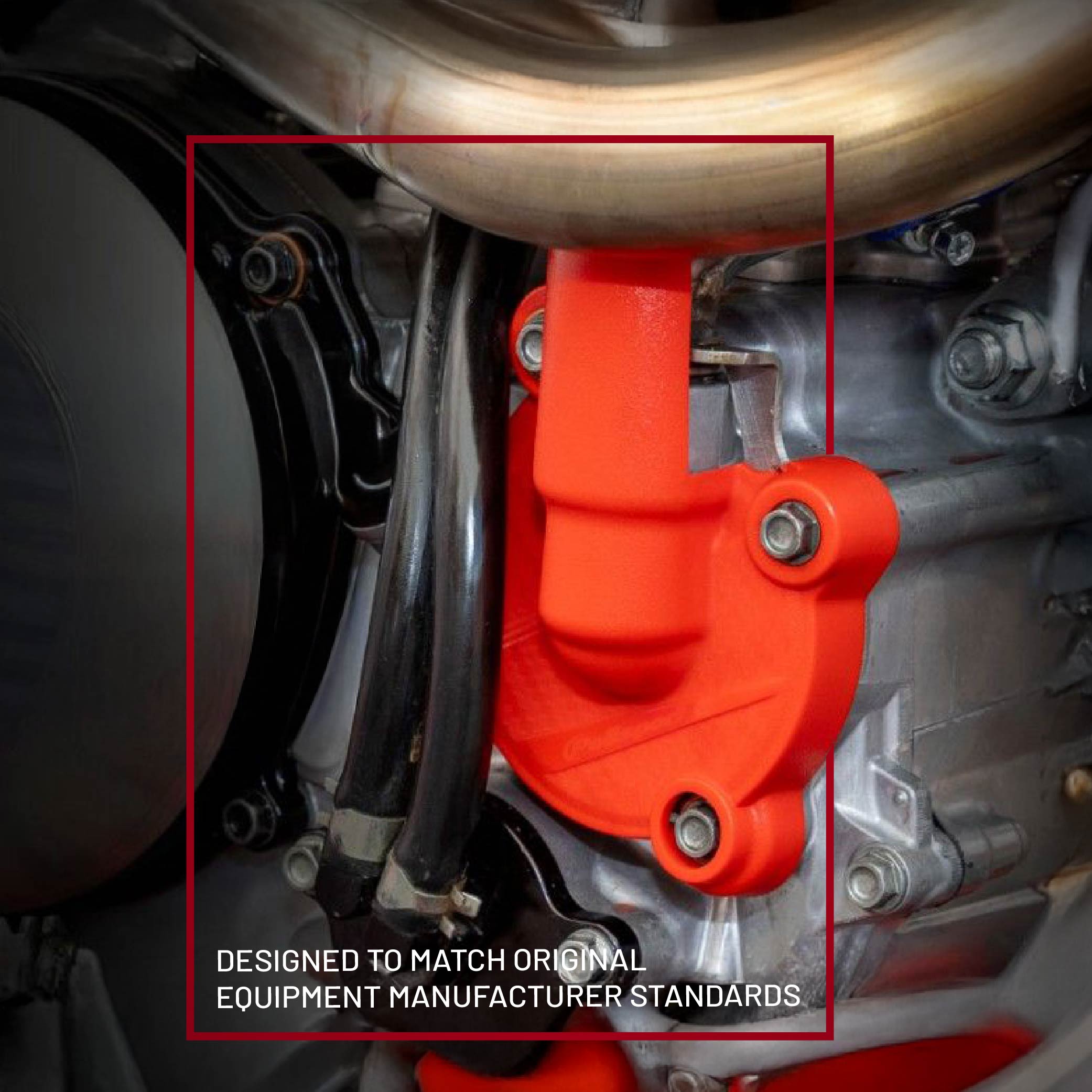 Polisport Clutch and Ignition Cover Protector Kit (Black)- Compatible with KTM EXC-F/XCF-W 450/500 & Husqvarna FE 450/501 (2017-2022)