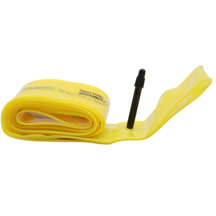 Pirelli Scorpion SmarTube 59/70-622 Presta 42mm Yellow Bicycle Inner Tube (2 Pack) Lightweight Durable MTB Tube for 29 Inch Tires Compact Fast Rolling Design with Black Valve and Keychain