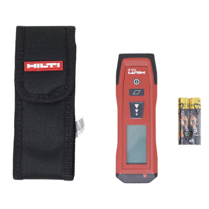 Hilti PD-S Laser Distance Measurer, Compact Digital Laser Measure Tool for Distance, Area, and Continuous Measurement, Easy One-Button Operation
