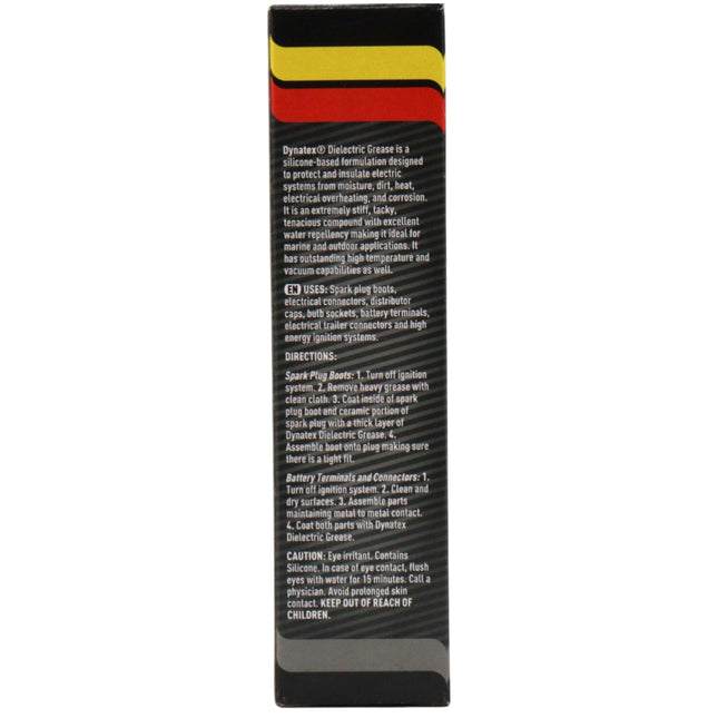 Dynatex Dielectric Grease 5 oz Tube - Silicone-Based, High Temp Vacuum & Water Resistant, Protects Electrical Connections, Non-Hardening (2-Pack)