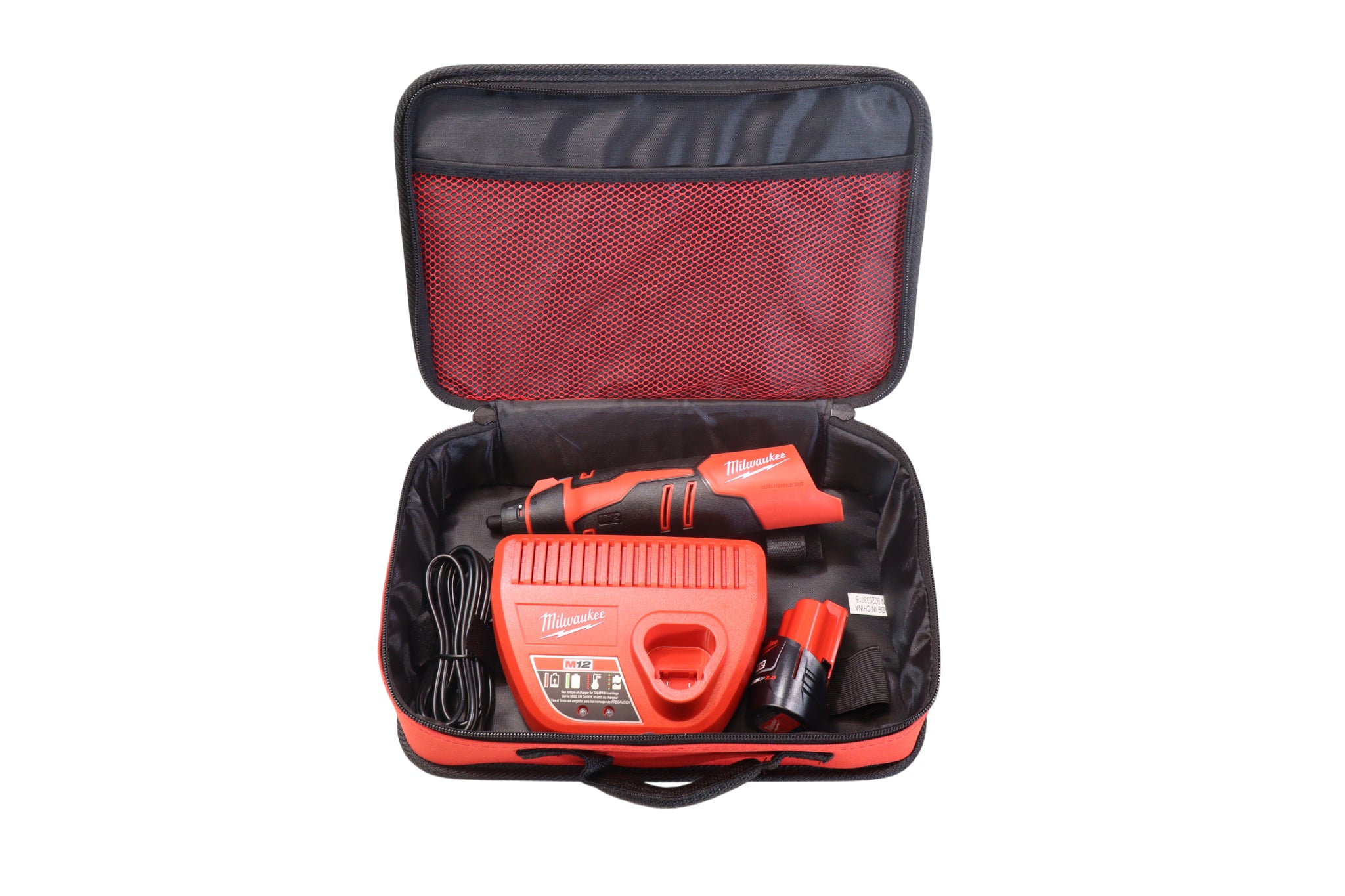 Milwaukee M12 Brushless Rotary Tool Kit, Cordless 12-Volt Rotary Tool with Variable Speed, Compact Cutting, Grinding, Sanding and Detail Work, Includes Battery and Charger