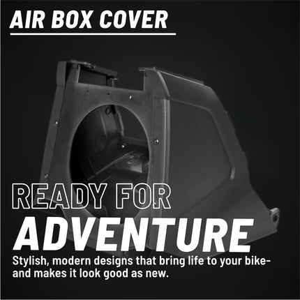 Polisport Airbox - Black Replacement for Yamaha YZ125, YZ250, YZ125X & YZ250X (2000-2021) - OEM Fitment, Durable Injection-Molded Plastic - Lightweight & Impact-Resistant