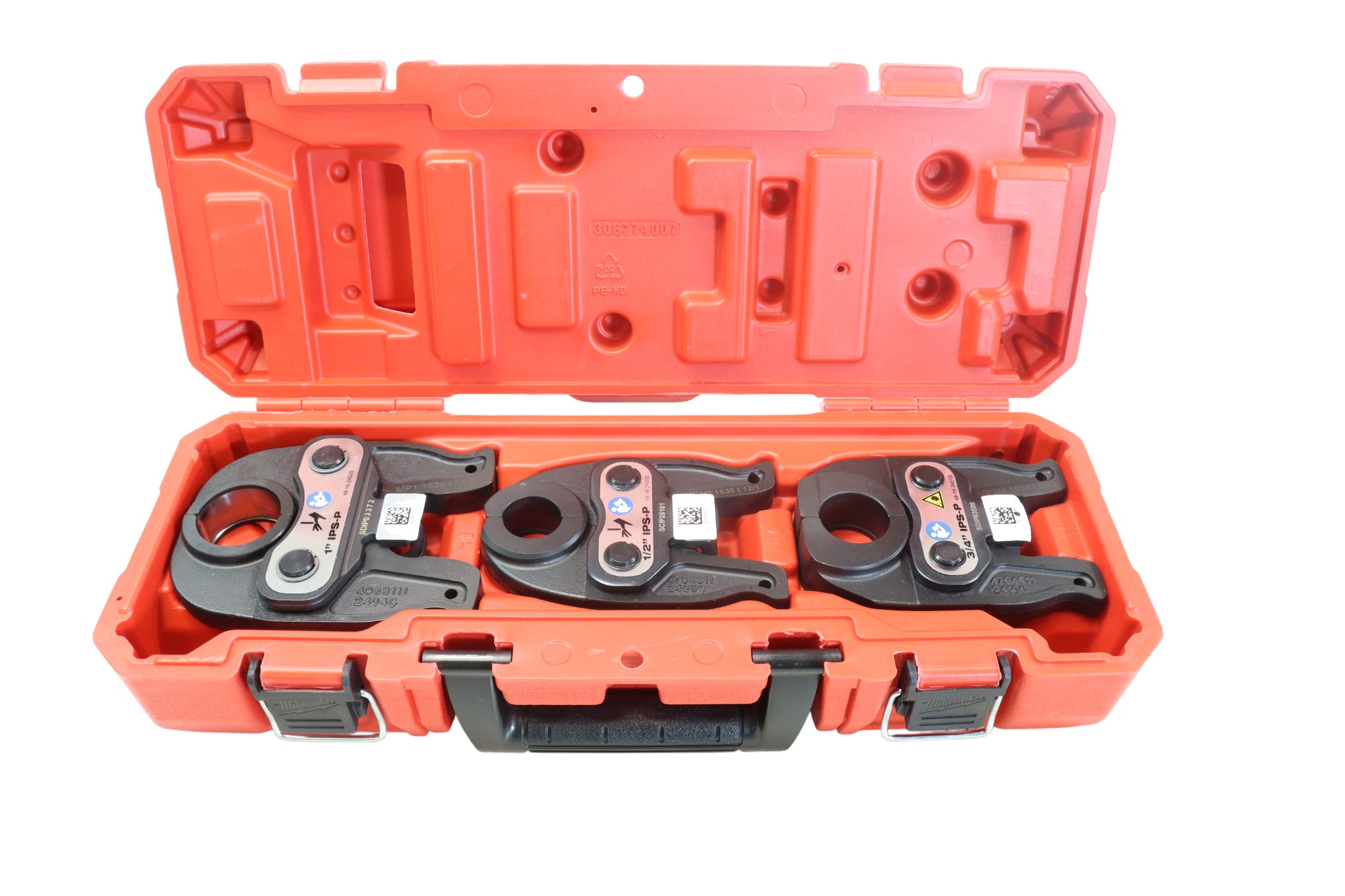 Milwaukee 49‑16‑2496 1/2"–1" IPS‑P Press Jaw Kit for M12 FORCE LOGIC Press Tool – Carbon & Stainless Steel Pipe Fittings