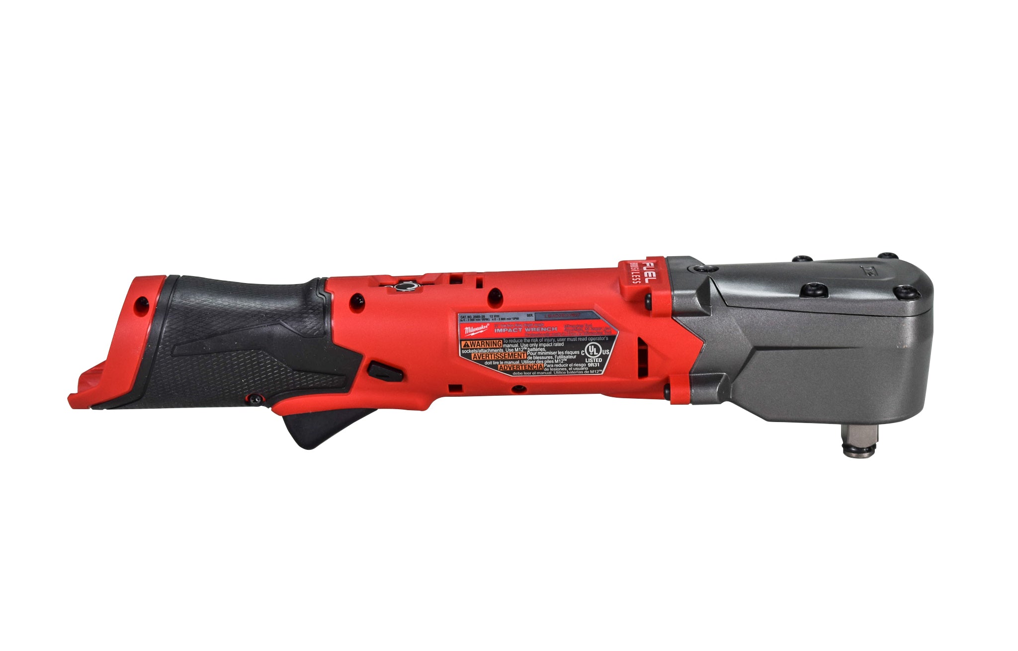 Milwaukee 2562-20 12V Cordless Stubby 3/8″ Impact Wrench – Up to 550 ft-lb Nut-Busting Torque, 0-3,000 RPM, 4-Mode Drive Control, Tri-LED Work Light, Friction-Ring Retention (Tool-Only)