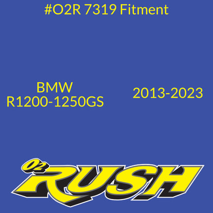 O2 RUSH High‑Performance Adventure Bike & ATV/SXS Air Filter - Fits BMW R1200-1250GS – Washable, Reusable, Maximum Airflow & Engine Protection - CNC‑Pre-Oiled Air Filter