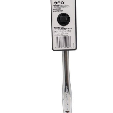 Milwaukee 48-22-9012 1/2 in. Drive Ratchet with 4 Degree Arc Swing and Chrome Finish