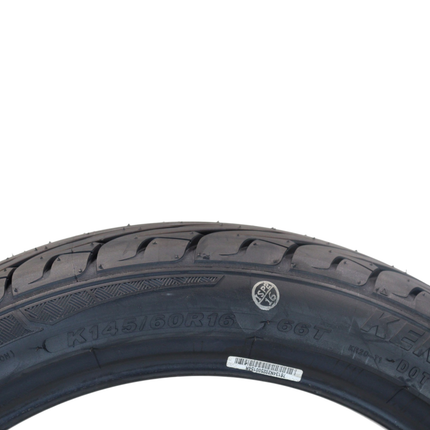 Kenda Kanine KR20 145/60R16 66T 4-Ply Front Tire (KBO-001 04KR2001), Radial Tubeless Tire for Can-Am Spyder and Three-Wheeled Autocycle Applications, DOT and E-Mark Approved, Includes Keychain